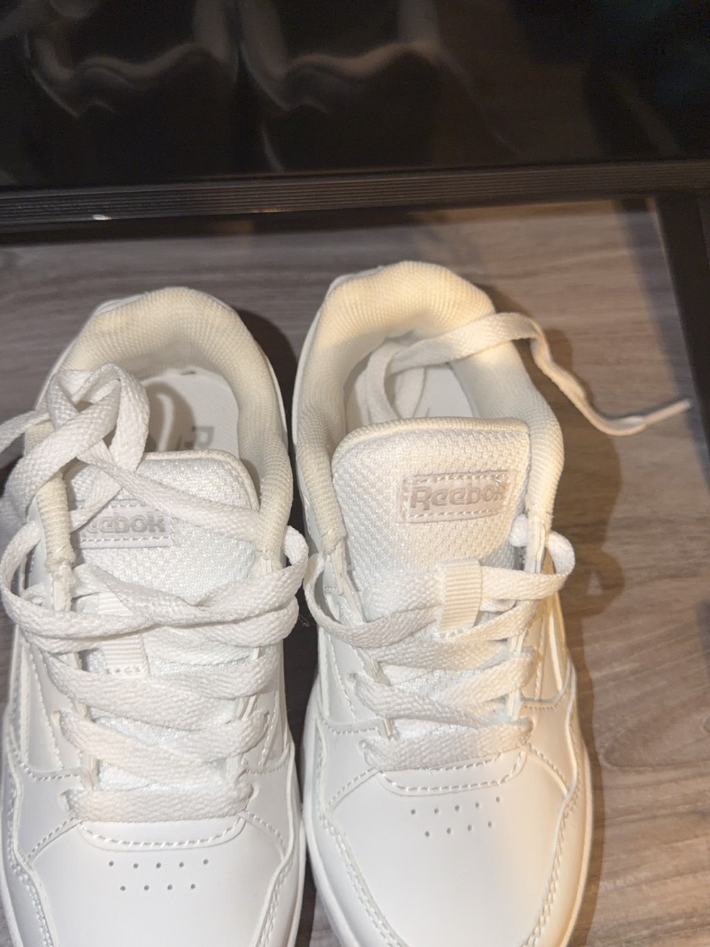 Reebok Kids White Lace-Up Sneakers